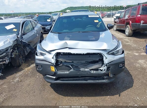 4S4GUHU68S3756513 2025 SUBARU CROSSTREK Silver Առջևի վահանակի տեսք