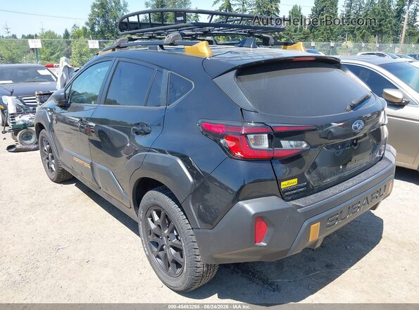 4S4GUHU69R3765618 2024 SUBARU CROSSTREK Черный Задняя левая четверть
