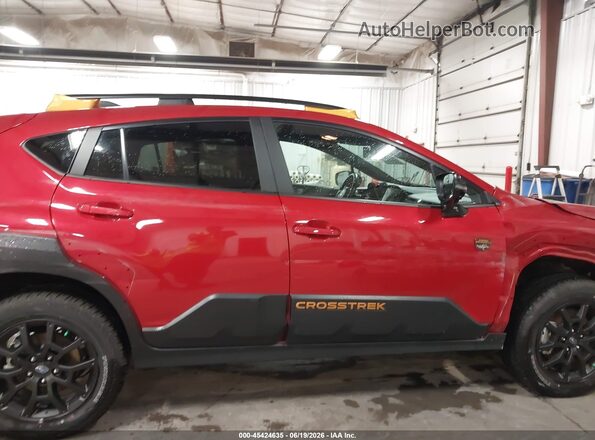 4S4GUHU69S3759713 2025 SUBARU CROSSTREK Red 