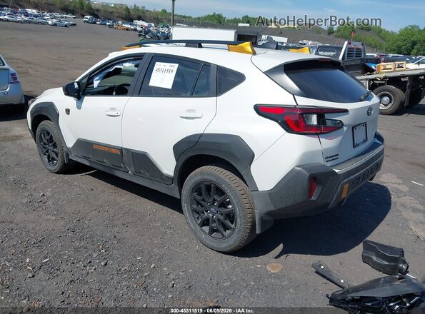 4S4GUHU6XS3776875 2025 SUBARU CROSSTREK White Задня ліва чверть