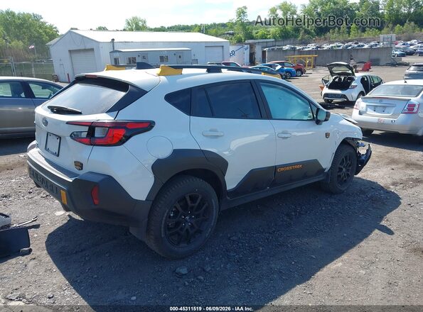 4S4GUHU6XS3776875 2025 SUBARU CROSSTREK White Задня права чверть