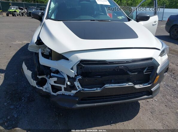 4S4GUHU6XS3776875 2025 SUBARU CROSSTREK White Вид спереду