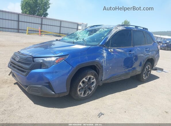 4S4SLDA64T3079004 2026 SUBARU FORESTER Синий Передняя левая четверть