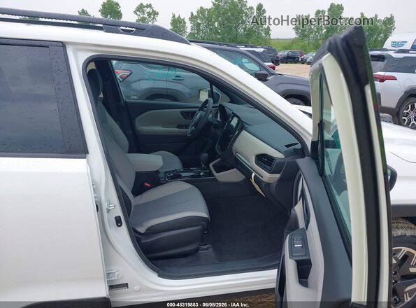 4S4SLDB65T3083450 2026 SUBARU FORESTER White წინა სალონის ხედი