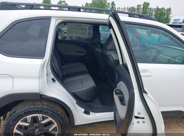 4S4SLDB65T3083450 2026 SUBARU FORESTER White VIN კოდის სტიკერის ხედი