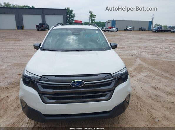 4S4SLDB65T3083450 2026 SUBARU FORESTER White ხელსაწყოთა პანელის ხედი