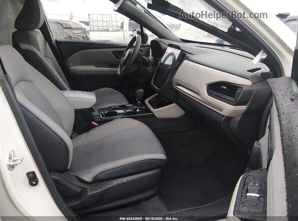 4S4SLDB67T3014498 2026 SUBARU FORESTER White წინა სალონის ხედი