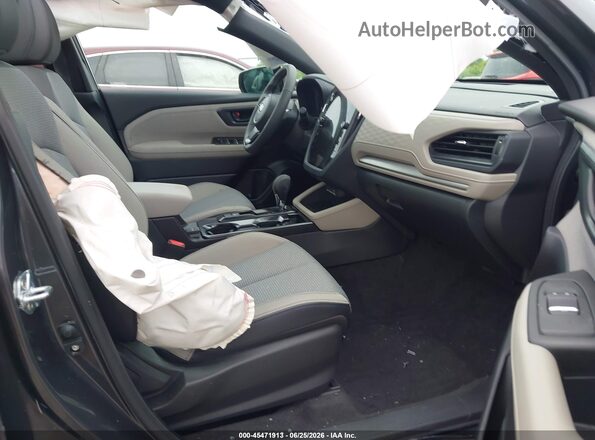 4S4SLDD62T3070345 2026 SUBARU FORESTER Серый Вид салона спереди