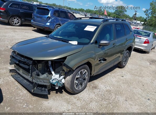 4S4SLDD64T3061548 2026 SUBARU FORESTER Green Առջևի ձախ երեք քառորդ տեսարան