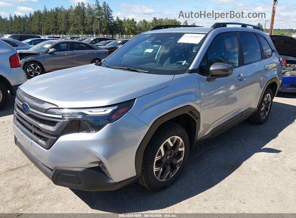 4S4SLDD67T3099243 2026 SUBARU FORESTER Silver Передня ліва чверть