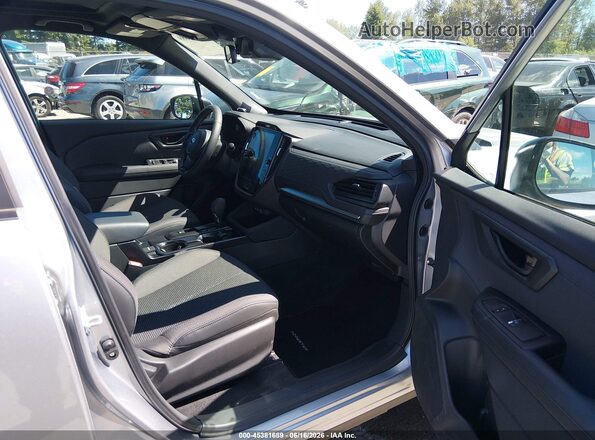 4S4SLDD67T3099243 2026 SUBARU FORESTER Silver Вид салону спереду
