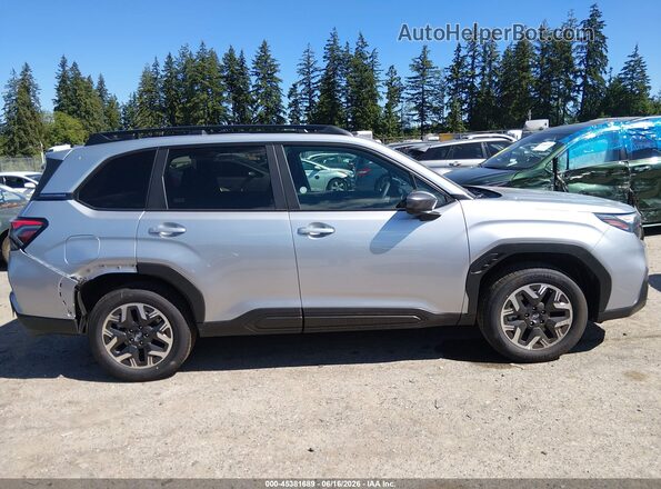 4S4SLDD67T3099243 2026 SUBARU FORESTER Silver Вид задньої частини салону
