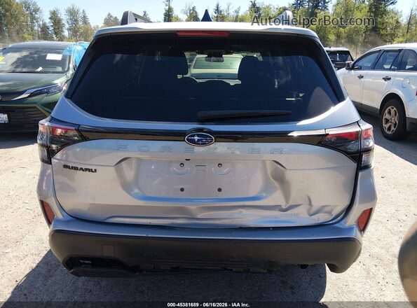 4S4SLDD67T3099243 2026 SUBARU FORESTER Silver 