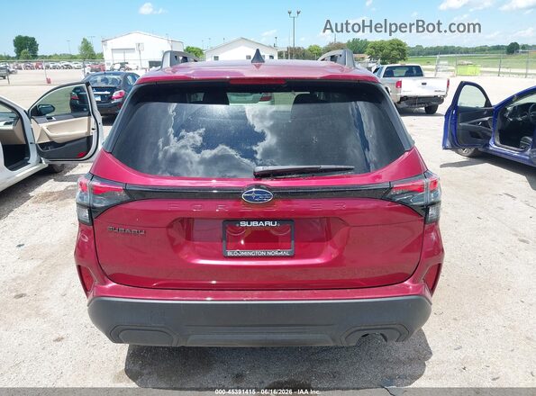 4S4SLDD69T3041148 2026 SUBARU FORESTER Burgundy 