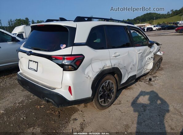 4S4SLDD6XT3013911 2026 SUBARU FORESTER White Задня права чверть