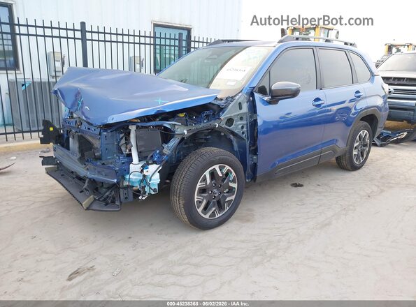 4S4SLDD6XT3037044 2026 SUBARU FORESTER Blue წინა მარცხენა ხედი სამი მეოთხედიდან