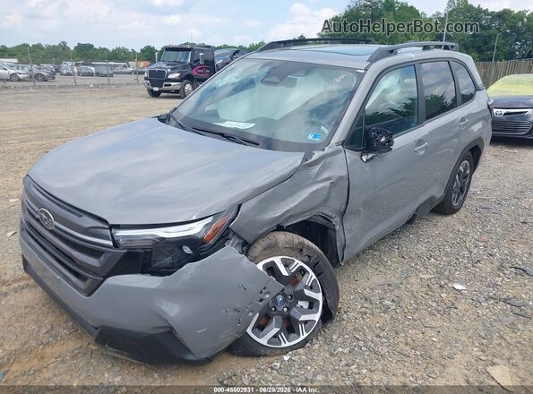 4S4SLDD6XT3044642 2026 SUBARU FORESTER Gray Передня ліва чверть