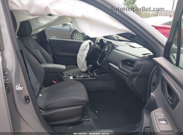 4S4SLDD6XT3044642 2026 SUBARU FORESTER Gray Вид салону спереду