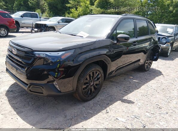 4S4SLDH60T3111632 2026 SUBARU FORESTER Черный Передняя левая четверть