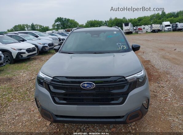 4S4SLDH67T3062414 2026 SUBARU FORESTER Gray წინა ხედი