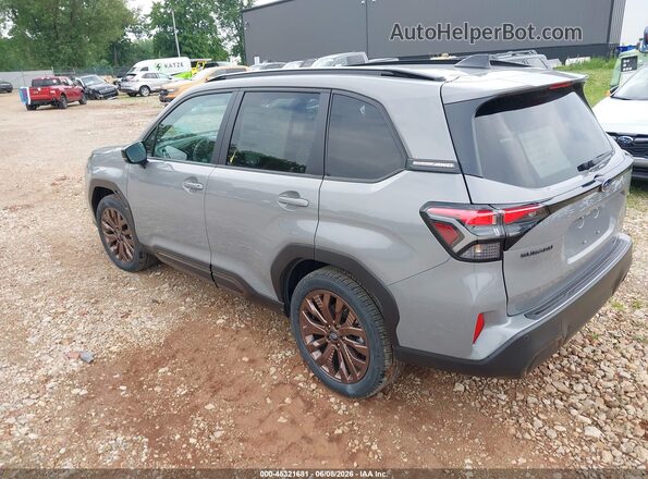 4S4SLDH67T3062414 2026 SUBARU FORESTER Gray უკანა მარცხენა