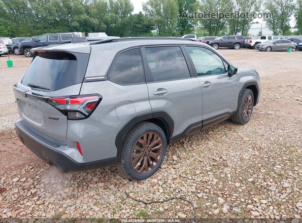 4S4SLDH67T3062414 2026 SUBARU FORESTER Gray უკანა მარჯვენა