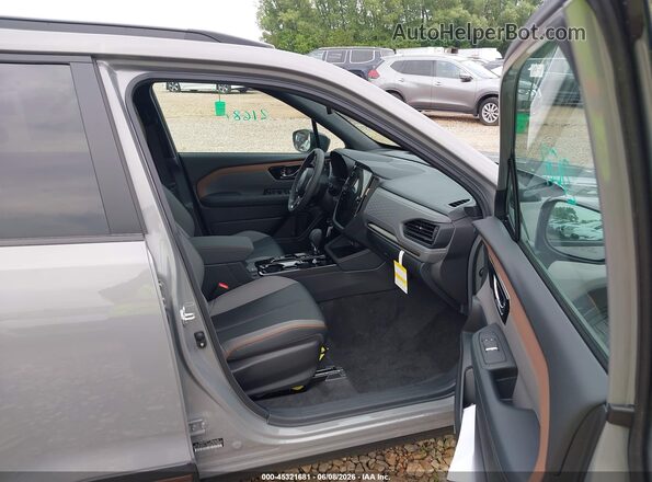 4S4SLDH67T3062414 2026 SUBARU FORESTER Gray წინა სალონის ხედი