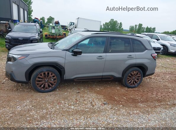 4S4SLDH67T3062414 2026 SUBARU FORESTER Gray სალონის 360-გრადუსიანი ხედი