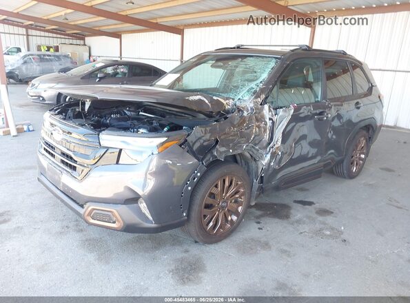 4S4SLDH69T3006345 2026 SUBARU FORESTER Gray Przód lewy