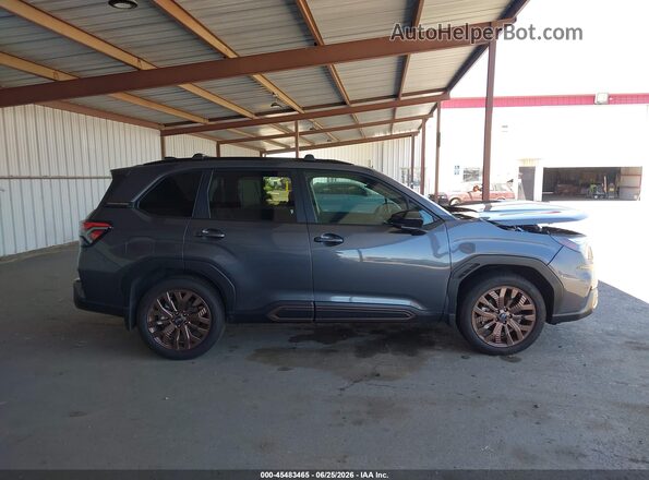 4S4SLDH69T3006345 2026 SUBARU FORESTER Gray Widok wnętrza z tyłu