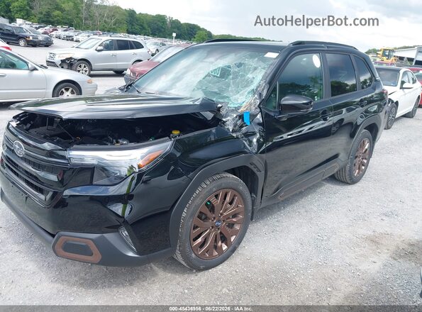 4S4SLDH69T3041659 2026 SUBARU FORESTER Black Vista tres cuartos delantera izquierda