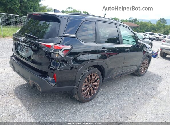 4S4SLDH69T3041659 2026 SUBARU FORESTER Black Trasero derecho