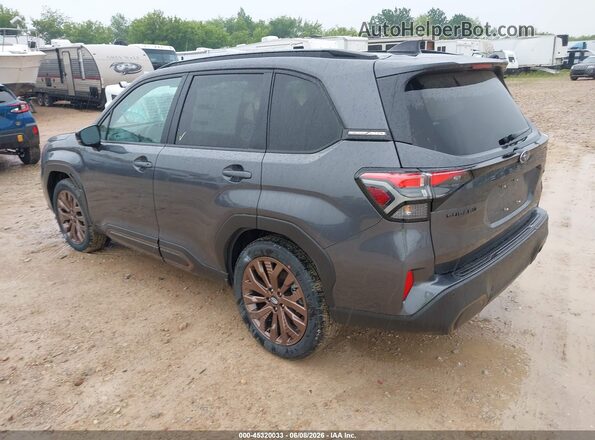 4S4SLDH69T3070689 2026 SUBARU FORESTER Gray უკანა მარცხენა