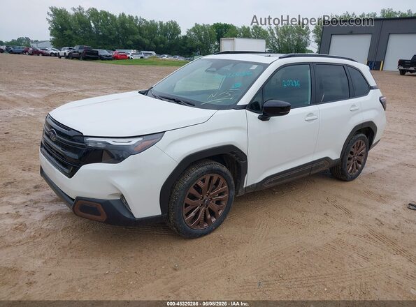 4S4SLDH6XT3061841 2026 SUBARU FORESTER White 