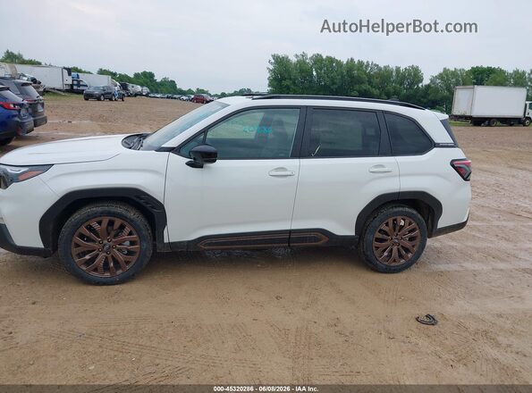 4S4SLDH6XT3061841 2026 SUBARU FORESTER White 