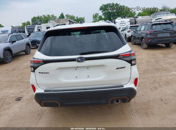 4S4SLDH6XT3061841 2026 SUBARU FORESTER White 