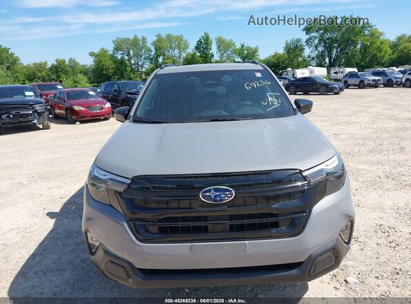 4S4SLDH6XT3073147 2026 SUBARU FORESTER Gray Вид щитка приладів