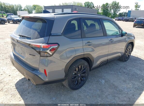 4S4SLDH6XT3073147 2026 SUBARU FORESTER Gray Задня права чверть