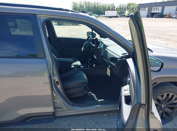 4S4SLDH6XT3073147 2026 SUBARU FORESTER Gray Вид салону спереду