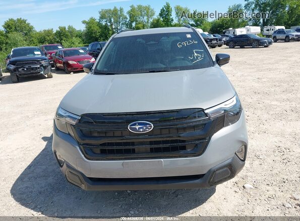 4S4SLDH6XT3073147 2026 SUBARU FORESTER Gray Вид спереду