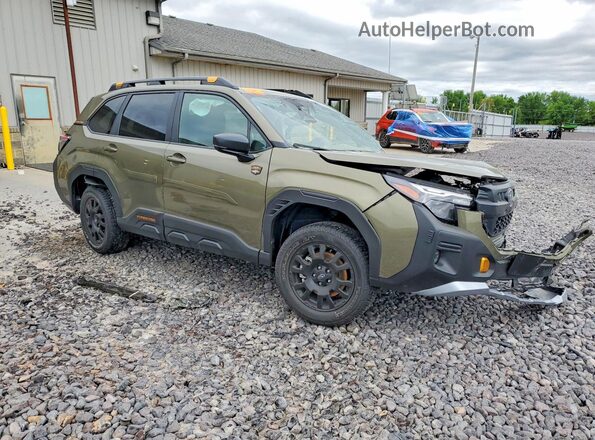 4S4SLDL6XT3027275 2026 SUBARU FORESTER Зеленый Передняя правая четверть