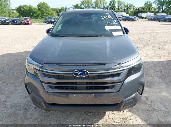 4S4SLDR62T3074212 2026 SUBARU FORESTER Gray წინა ხედი