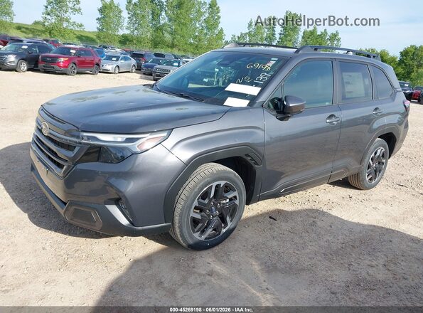 4S4SLDR62T3074212 2026 SUBARU FORESTER Gray წინა მარცხენა ხედი სამი მეოთხედიდან