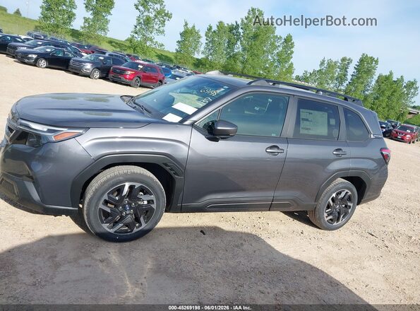 4S4SLDR62T3074212 2026 SUBARU FORESTER Gray სალონის 360-გრადუსიანი ხედი