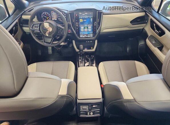 4S4SLDR66T3050401 2026 SUBARU FORESTER Бордовый Вид панели приборов
