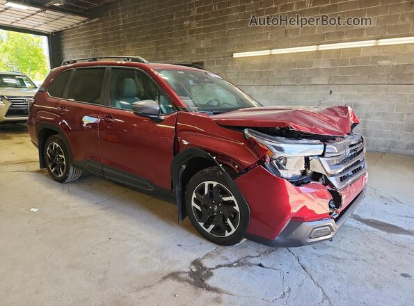4S4SLDR66T3050401 2026 SUBARU FORESTER Бордовый Передняя правая четверть