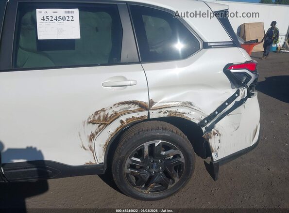 4S4SLDR68T3038265 2026 SUBARU FORESTER White Вид спереду