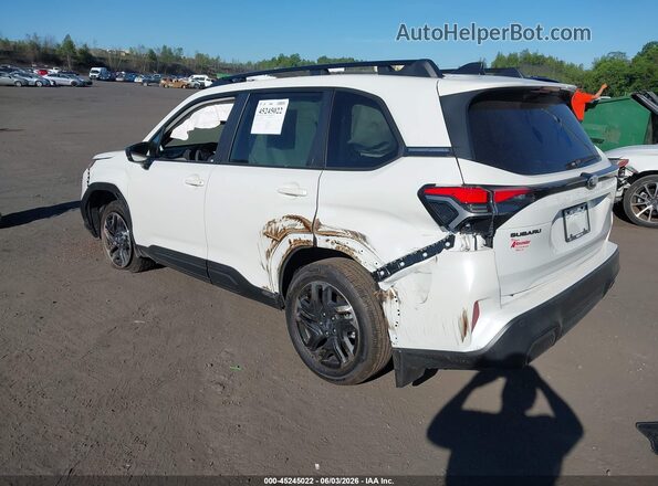 4S4SLDR68T3038265 2026 SUBARU FORESTER White Задня ліва чверть