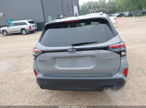 4S4SLDT67T3044681 2026 SUBARU FORESTER Gray 