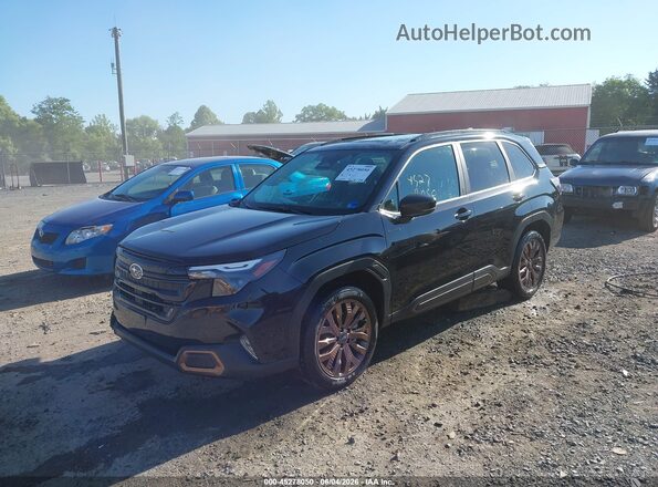 4S4SLSJ74T3068369 2026 SUBARU FORESTER Черный Передняя левая четверть